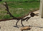 Railroad spike Roadrunner Completed today, 8/4/13. Railroad 